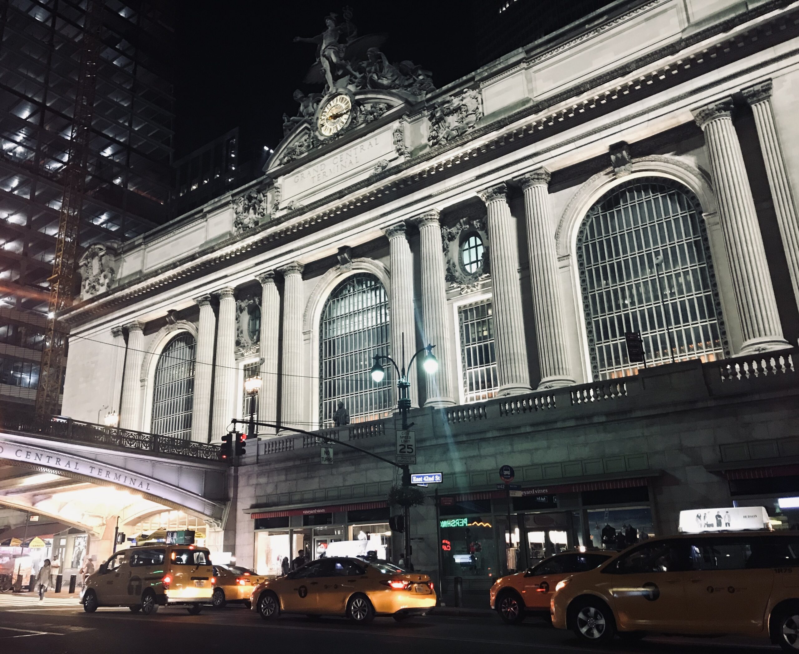 Grand Central Terminal at night